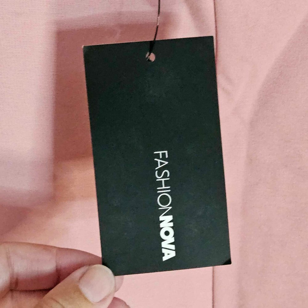Fashion Nova Women’s Innocent Touch Pink Midi Dress Size M - Picture 7 of 9